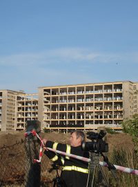 Demolice bývalých výrobních hal OP Prostějov