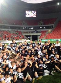 Prague Black Panthers obhájili na stadionu v Edenu ve finále ligy v americkém fotbalu titul