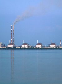 Ukrajinská jaderná elektrárna v Záporoží