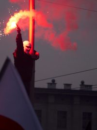 Varšava. Pochod na Den nezávislosti