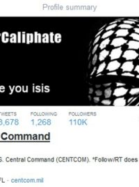 Twitterový účet amerického Centrálního velení napadený hackery