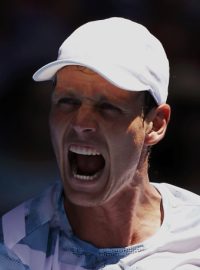 Český tenista Tomáš Berdych postoupil do osmifinále Australian Open