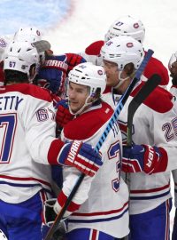 Montreal slaví vítězství nad Ottawou v třetím zápase prvního kola play-off NHL