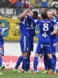 Fotbalisté Olomouce mají důvod slavit, vrací se do nejvyšší soutěže