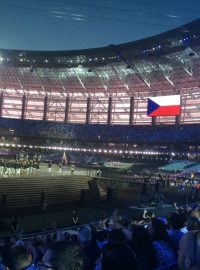 Olympijský stadion v Baku patří právě teď české výpravě