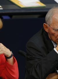 Německá kanclérka Merkelová a ministr financí Schaeuble (ilustrační foto)