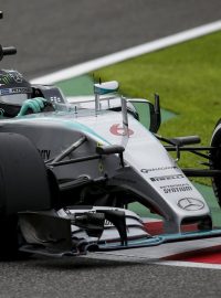 Pole position si vyjel v kvalifikaci na Velkou cenu Japonska Nico Rosberg