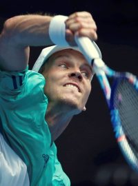 Tenista Tomáš Berdych porazil ve druhém kole Australian open Mirzu Bašiče z Bosny a Hercegoviny 3:0 na sety