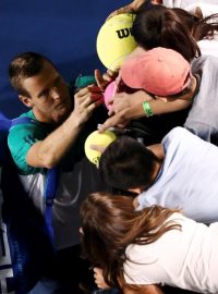 Tomáš Berdych po vítězném zápase ve 3. kole Australian Open