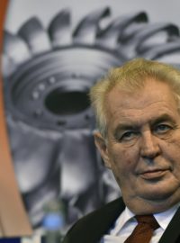 Prezident Miloš Zeman při návštěvě v ČKD Blansko Engineering, kam zavítal během své cesty po Jihomoravském kraji