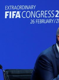 Nově zvolený prezident Mezinárodní fotbalové asociace FIFA Gianni Infantino