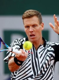 Tenista Tomáš Berdych během prvního kola Roland Garros 2016