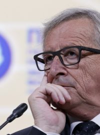 Předseda Evropské komise Jean-Claude Juncker na mezinárodním ekonomickém fóru v Petrohradě