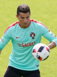 Cristiano Ronaldo před dnešním finále mistrovství Evropy