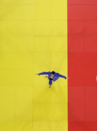 Jako Muhammad Ali. Fotografové zachytili zlatý triumf českého judisty Lukáše Krpálka na olympijských hrách v Riu z netradiční perspektivy