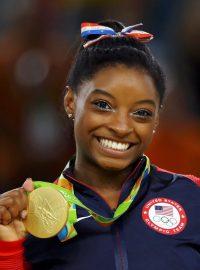 Americká gymnastka Simone Bilesová