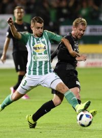 Autor prvního gólu Bohemians Dominik Mašek v akci