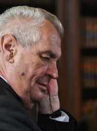 Český prezident Miloš Zeman.