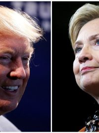 O Severní Karolínu svádí Hillary Clintonová a Donald Trump stále boj (fotokoláž)