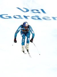 Aksel Lund Svindal přelétá Velbloudí hrby