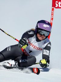 Tessa Worleyová podruhé vyhrála obří slalom na MS