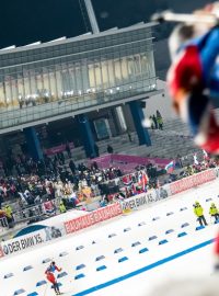 V Jižní Koreji si zatím moc fanoušků cestu na biatlon nenašlo. A když už, jsou to většinou Rusové