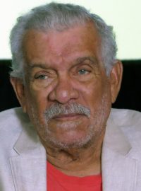 Básník Derek Walcott na snímku z roku 2014