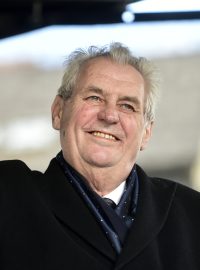 Prezident Miloš Zeman během návštěvy Čáslavi