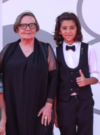 Polská režisérka Agnieszka Holland na filmovém festivalu v Benátkách