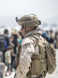 Americký voják v Kábulu