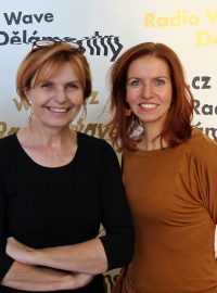 Novinářky Markéta Chaloupská, Petra Procházková a Nora Fridrichová