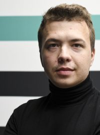 Běloruský opoziční novinář Raman Pratasevič v roce 2019