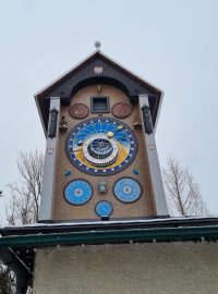Orloj Miroslava Nečase v Šumperku