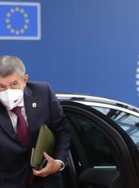 Andrej Babiš přijíždí na summit EU v Bruselu