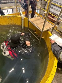 Zkušebna potápěčské techniky ve Vojenském technickém ústavu ve Vyškově