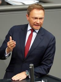 Předseda německých liberálů Christian Lindner