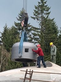 Dělostřelecký srub Na Mýtině má po více než 60 letech pancéřový zvon