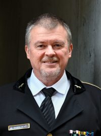 Prezident Společenstva kominíků Jaroslav Schön