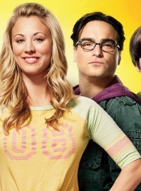 Původní postavy seriálu The Big Bang Theory (Teorie velkého třesku) zleva: Rajesh Koothrappali, Sheldon Cooper, Penny, Leonard Hofstadter a Howard Wolowitz