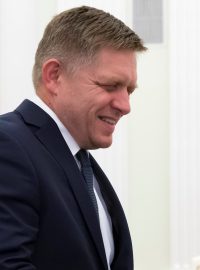 Robert Fico na schůzce s Vladimirem Putinem