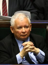 Předseda polské vládní strany Právo a spravedlnost Jarosław Kaczyński