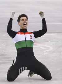 Csaba Burján na zimních olympijských hrách v Pchjongčchangu v roce 2018
