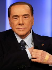 Bývalý premiér a šéf strany Vzhůru, Itálie Silvio Berlusconi