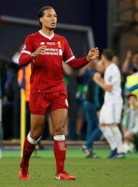 Obránce Liverpoolu Virgil van Dijk