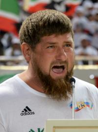 Čečenský prezident Ramzan Kadyrov na snímku z června 2018.