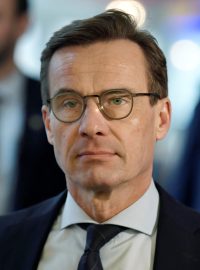 Předseda středopravé Umírněné koaliční strany Ulf Kristersson