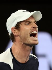 Andy Murray při svém posledním zápase na Australian Open