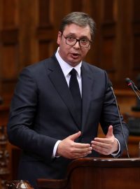 Srbský prezident Aleksandar Vučić