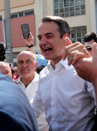 Lídr Nové demokracie Kyriakos Mitsotakis po odvolení