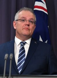 Austrálie premiér Scott Morrison